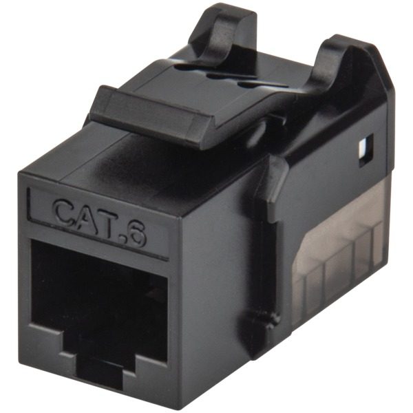 Intellinet Network Solutions 772280 FastPunch CAT-6 UTP Keystone Jack (Black)