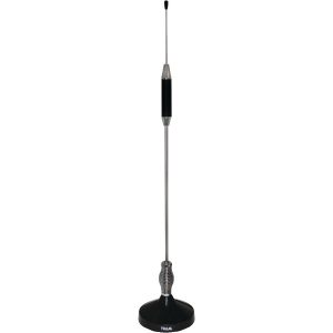 Tram 703-HC Center-Load Stainless Steel Whip CB Magnet-Mount Antenna Kit with 3-1/2-Inch Magnet and Cable