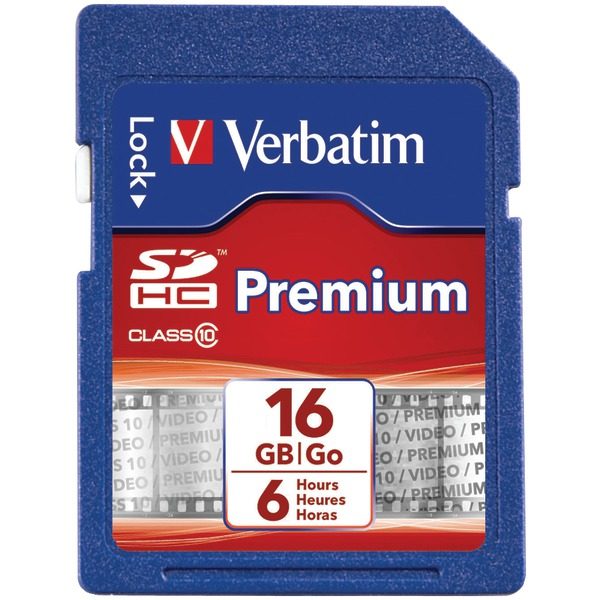 Verbatim 96808 Class 10 SDHC Card (16GB)