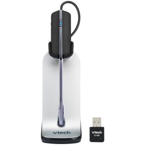 VTech VH6212 Convertible Office Wireless Headset with USB Softphone Dongle