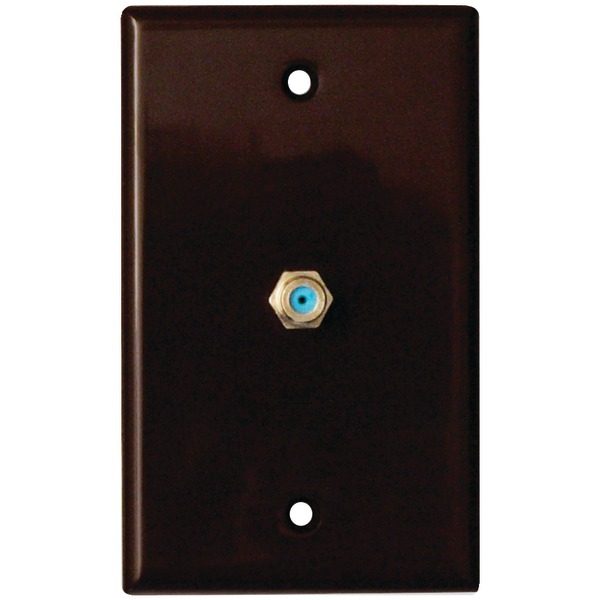 DataComm Electronics 32-2024-BR 2.4 GHz Coaxial Wall Plate (Brown)