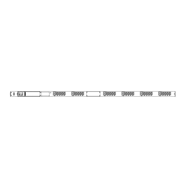 CPi 20A 24xC13 6xC19 120-240V Single Phase PDU P1-1A1E3