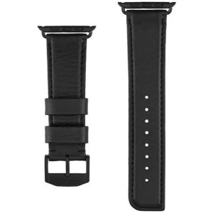 Case-Mate CM034431 Signature Leather Strap for 1.7-inch Apple Watch - Black