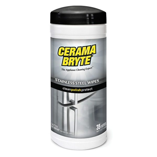 Cerama Bryte 48635 Stainless Steel Cleaning Wipes