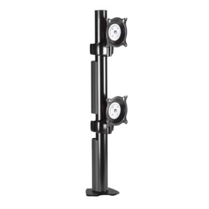 Chief KTC230 Dual Desk Clamp Flat Panel Mount - 701 lb - Black