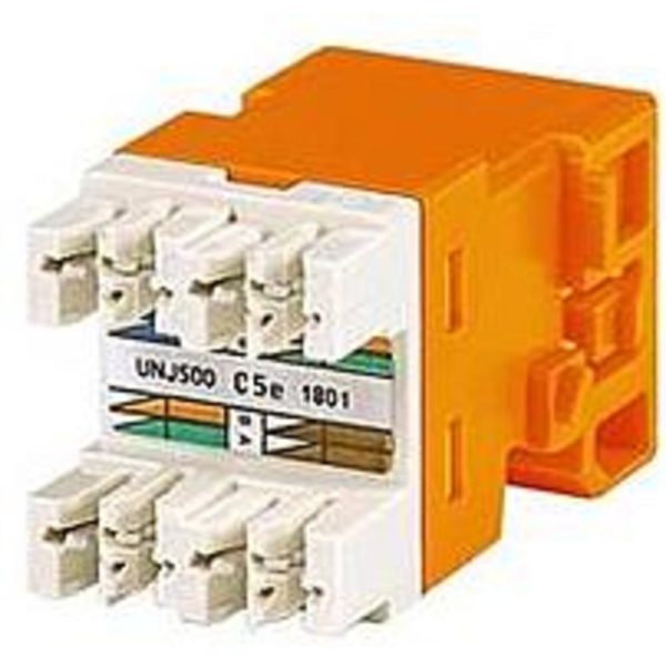 CommScope UNJ Series UNJ500-OR RJ45 Moduler Jack - CAT 5E - Orange