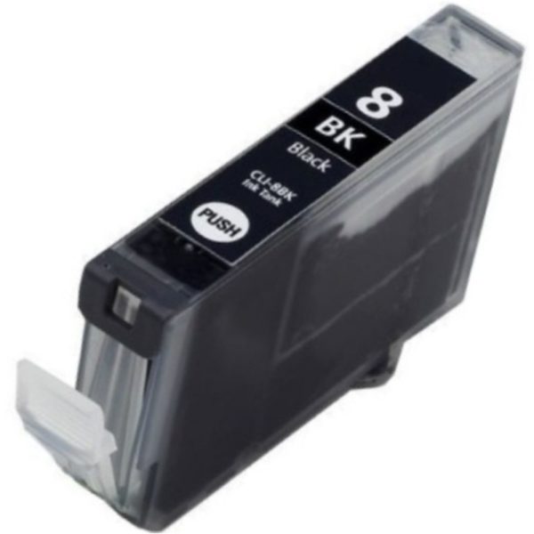 Compatible Canon CLI-8BK-R Inkjet Print Cartridge for PIXMA iP4200 Printer - Black