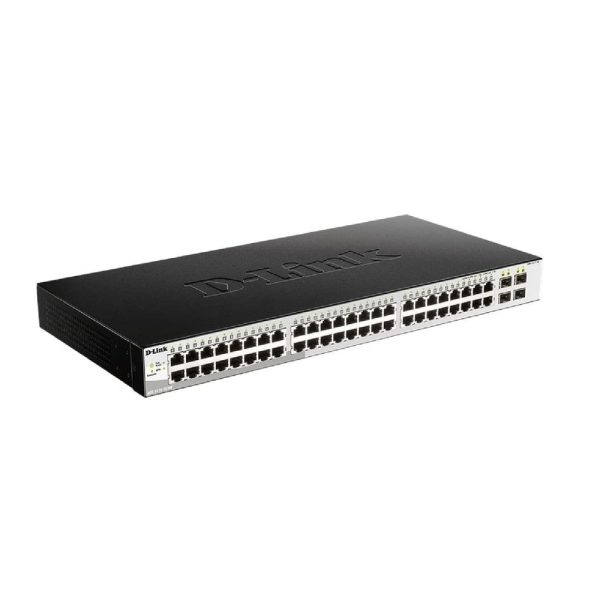 D-Link Metro 48-Ports 4x SFP Ports (Free) GigaBit Switch DGS-1210-52/ME