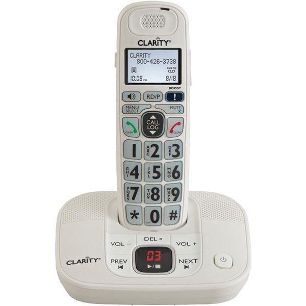 Clarity 53714 DECT 6.0 Amplified Cordless Phone with Digital Answering System