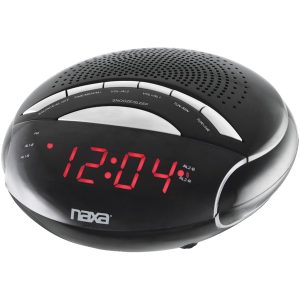 Naxa NRC170 Digital Alarm Clock with AM/FM Radio