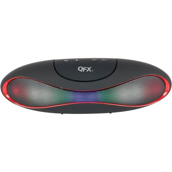 QFX BT-101 Rechargeable Bluetooth Speaker with Disco Light