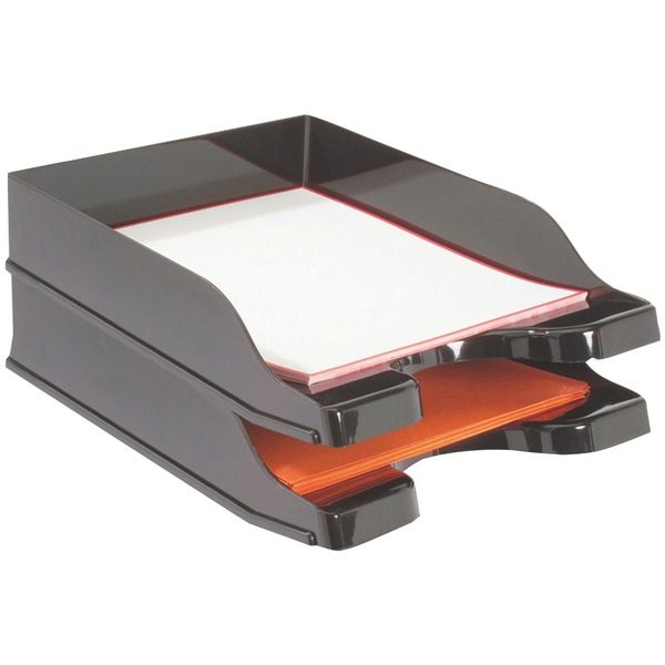 Deflecto 63904 Docutray Multidirectional Stacking Trays