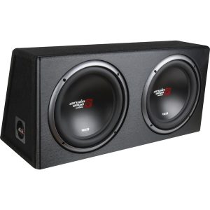 Cerwin-Vega Mobile XE12DV XED Series Dual Subwoofers in Loaded Enclosure (XE12DV