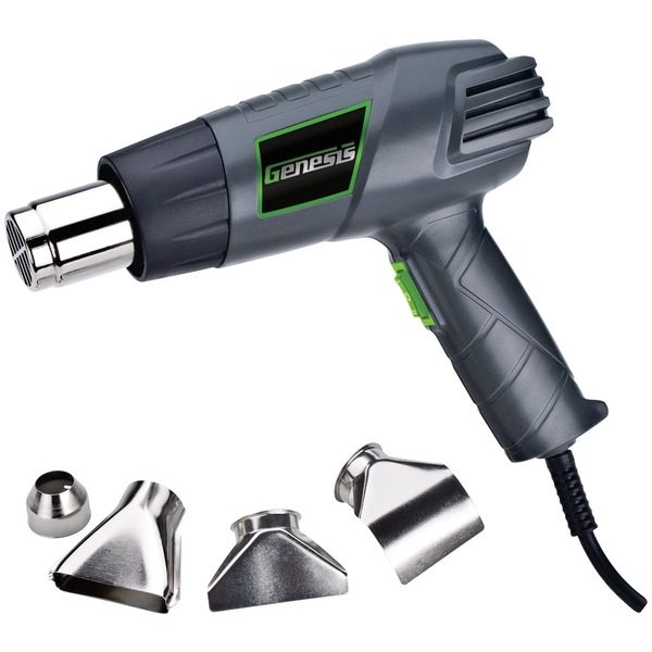 Genesis GHG1500A Dual-Temperature Heat Gun with Accessories