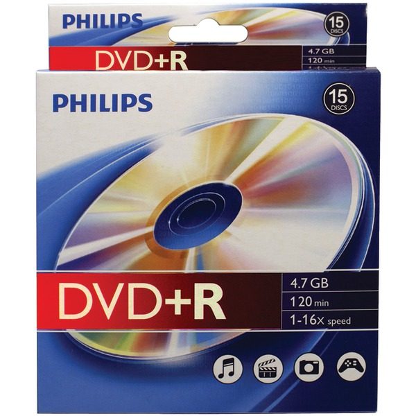 Philips DR4S6B10B/17 4.7GB 16x DVD+Rs