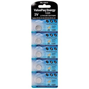 Dantona VAL-1225-5 ValuePaq Energy 1225 Lithium Coin Cell Batteries