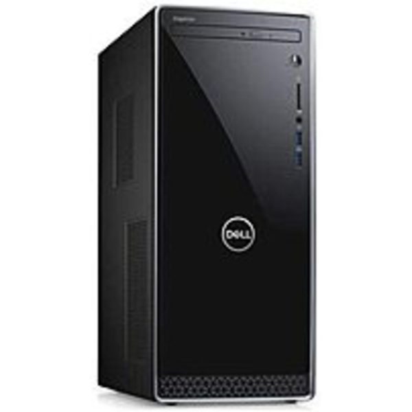 Dell Inspiron 3670 I3670-3828BLK-PUS Desktop PC - Intel Core i3-8100 3.6 GHz Quad-Core Processor - 8 GB DDR4 SDRAM - 1 TB Hard Drive - Windows 10 Home 64-bit - Black