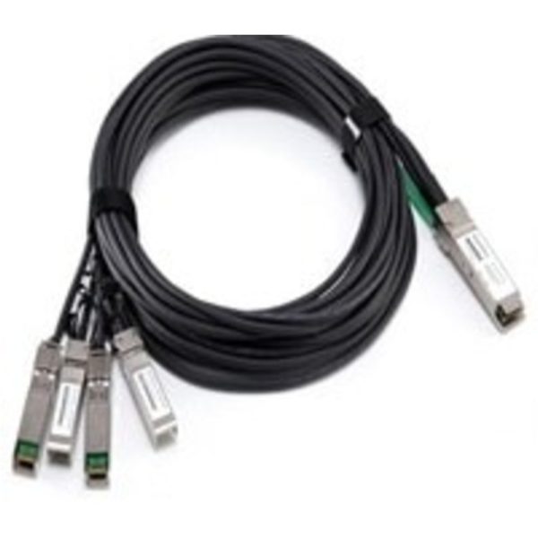 Dell K9HPR 1 Meter QSFP Plus to 4 x 10GbE SFP Plus Breakout Cable - Black