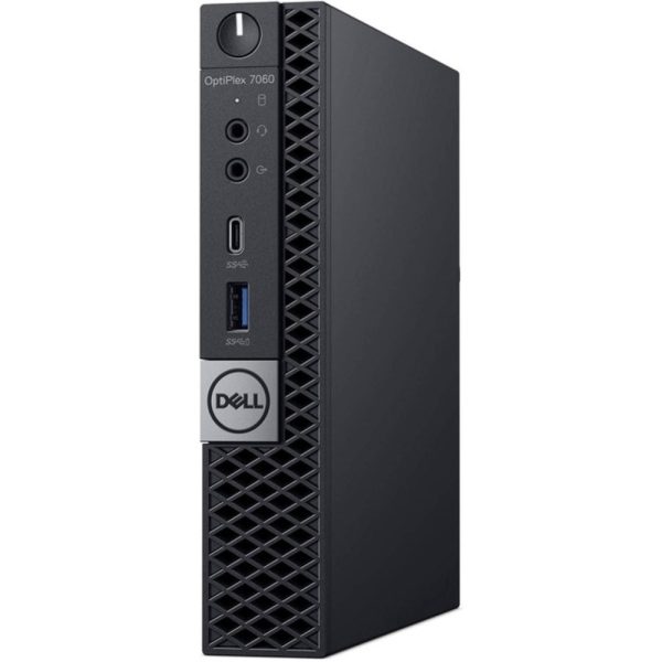 Dell OptiPlex 7060 O7060-HQC6B03 Micro Form Factor Desktop PC - Intel Core i5-8600T 2.3 GHz Hexa-Core Processor - 8 GB DDR4 SDRAM - 256 GB Solid State Drive - Windows 10 Professional 64-bit Edition