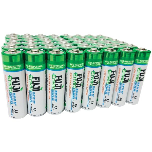 FUJI ENVIROMAX 4300SP48 EnviroMax AA Super Alkaline Batteries (48 pack)