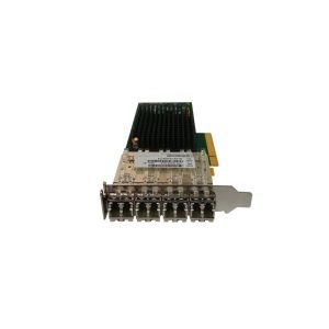 Emulex LPE16204 LightPulse Quad Port Fibre Channel PCI Express Adapter w/ Transceivers LPE16204-M-E Low Profile