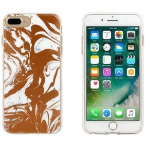 End Scene 5031300094661 Case for iPhone 8 Plus/7 Plus/6s Plus/6 Plus - Copper Marble Swirl