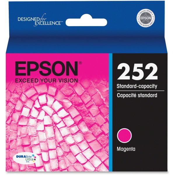 Epson DURABrite Ultra T252320 Ink Cartridge - Magenta - Inkjet - Standard Yield - 300 Pages - 1 Each