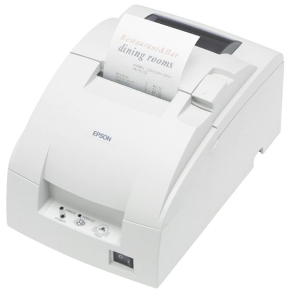 Epson TM-U220D Monochrome Dot Matrix Serial Receipt Printer Dark Gray C31C515653