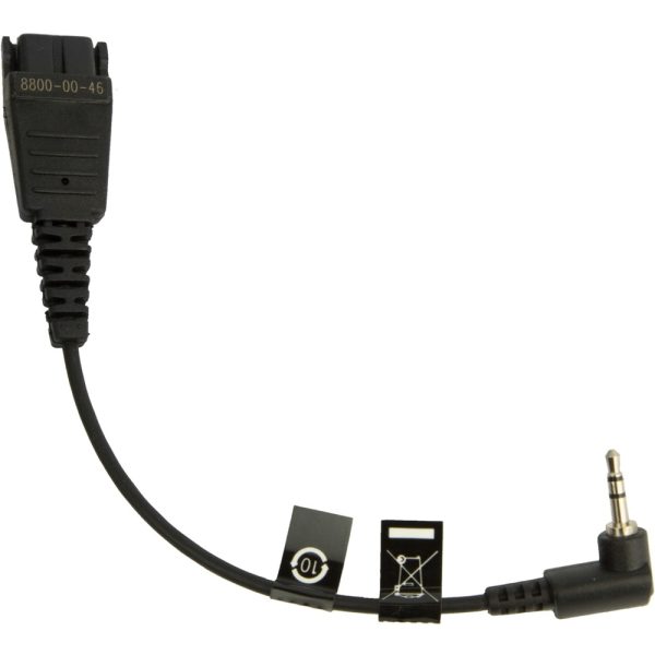 GN 8800-00-46 Stereo Audio Cable - Quick Disconnect Audio - Sub-mini phone Audio