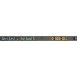 Geist MN02E9W1-48L138-6PS15B0A10-S 48-Outlets PDU - Monitored - IEC 60309 3P+E 60A - 48 x U-Lock IEC 60320 C13 - 230 V AC - Network (RJ-45) - 0U - Vertical - Rack Mount - Rack-mountable