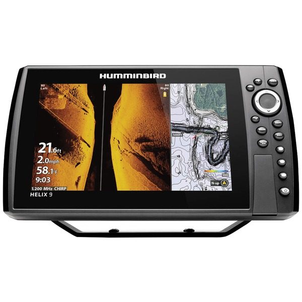 Humminbird 410860-1 HELIX 9 CHIRP MEGA SI+ GPS G3N Fishfinder with Bluetooth & Ethernet