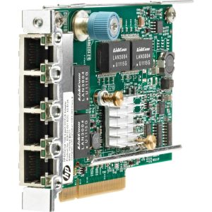 HP 331FLR GigaBit Ethernet Card PCI Express x4 4-Ports 10/100/1000Base-T Internal 629135-B22