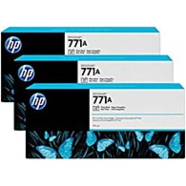 HP 771A Ink Cartridge - Photo Black - Inkjet - 3 / Pack