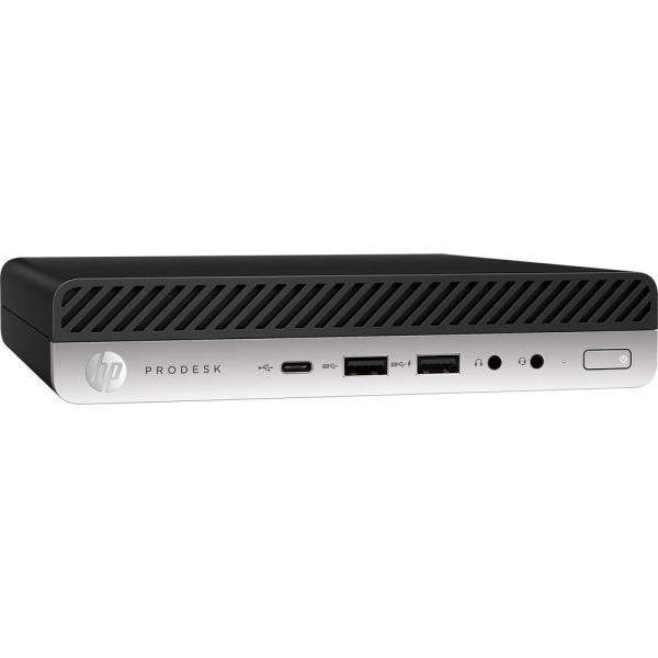 HP Business Desktop ProDesk 600 G4 Desktop Computer - Core i7 i7-8700T - 8 GB RAM - 256 GB SSD - Desktop Mini - Windows 10 Pro 64-bit - Intel UHD Graphics 630 - English Keyboard - Wireless LAN - Bluetooth