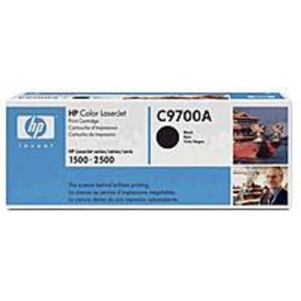 HP C9700A Black Print Cartridge for Color LaserJet 1500/2500