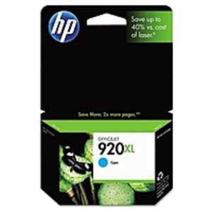 HP CD972AN140 No. 920XL Cyan Inkjet Print Cartridge for HP Officejet 6500 Printer Series - 700 Pages Yield