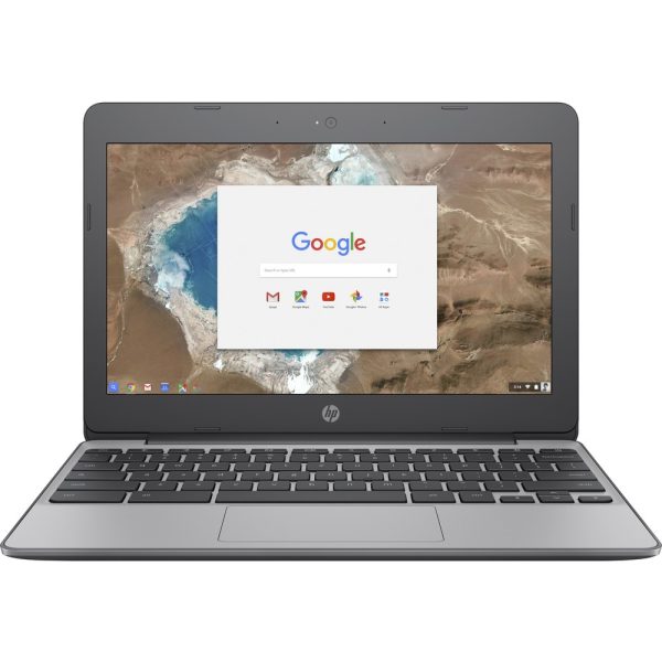 HP Chromebook 11-v000 11-v010nr 11.6 Chromebook - 1366 x 768 - Celeron N3060 - 4 GB RAM - 16 GB Flash Memory - Anodized Silver - Chrome OS - Intel HD Graphics 400 - Bluetooth - Dual-core (2 Core)