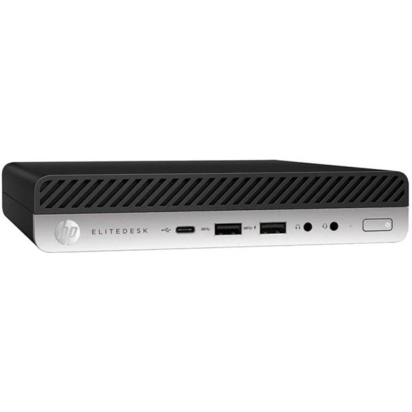 HP EliteDesk 705 G4 5TH35US Desktop PC - AMD Ryzen 5 Pro 2400 G 3.6 GHz Quad-Core Processor - 8 GB DDR4 SDRAM - 128 GB Solid State Drive - Windows 10 Professional 64-bit Edition