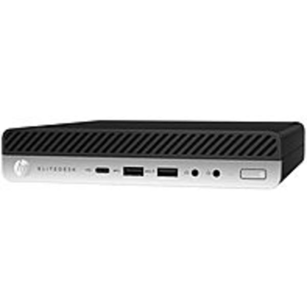 HP EliteDesk 705 G4 Desktop Computer - Ryzen 5 PRO 2400GE - 8 GB RAM - 256 GB SSD - Desktop Mini - Windows 10 Pro 64-bit - AMD Radeon RX Vega 11 Graphics - English Keyboard - Wireless LAN - Bluetooth