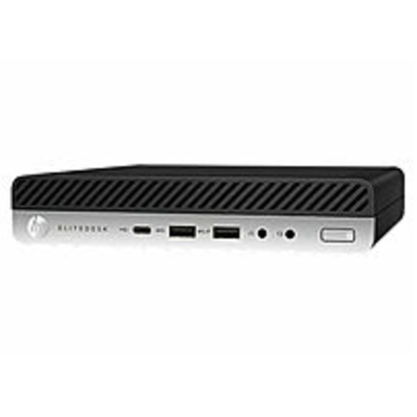 HP EliteDesk 800 6GX70US Desktop Mini PC - Gen 4 - Intel Core i5-8500 - 3.0 GHz - 8GB-RAM - 256 GB Solid Drive - 64-bit - Windows 10 Home