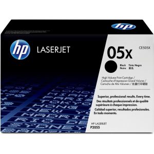 HP Genuine CE505X 05x High Yield Black LaserJet Toner Cartridge CE505X