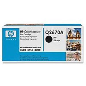 HP Q2670A Black Laser Toner Cartridge for Color LaserJet 3500/3700 Printers