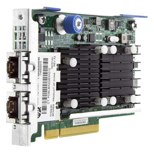 HPE FlexFabric 10Gb 2-Port 533FLR-T Adapter - PCI Express x8 - 2 Port(s) - 2 x Network (RJ-45) - Twisted Pair - Low-profile