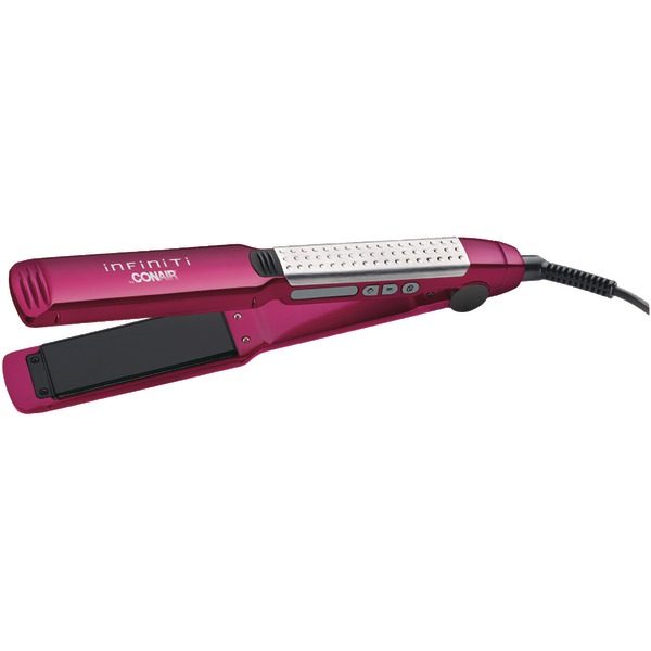 InfinitiPRO by Conair CS33BN Tourmaline Ceramic Flat Iron (1.5"; Pink/White)