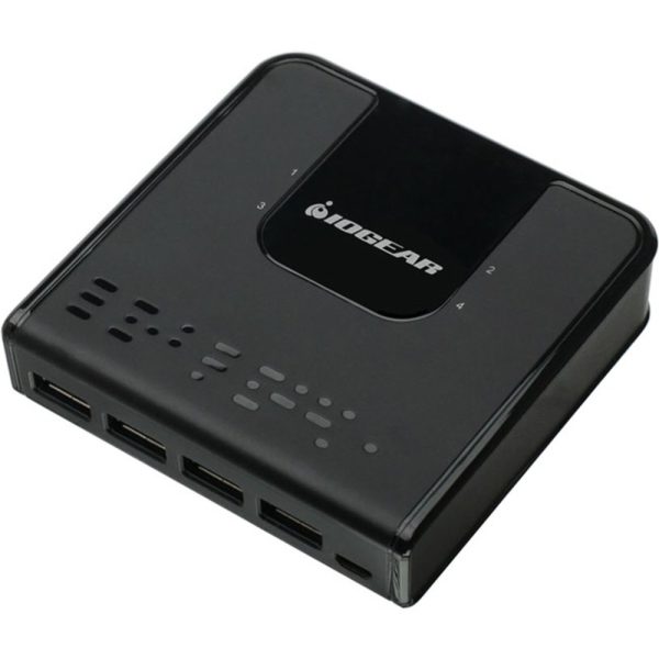 IOGEAR 4x4 USB 3.0 Peripheral Sharing Switch - USB - External - 4 USB Port(s) - 4 USB 3.0 Port(s) - PC