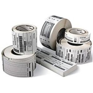 Intermec E03471 4-Roll Duratran II Paper Label Tag with a Sensor Mark - 4.125 x 9.5 inches - White