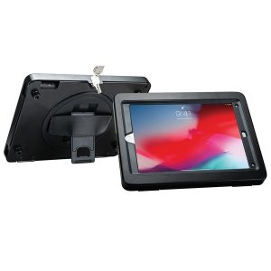 CTA Digital PAD-KHC9 Kickstand Handgrip Case for iPad with Security Enclosure Jacket