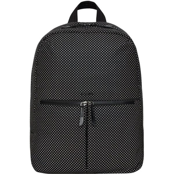 Knomo Berlin Carrying Case (Backpack) for 15 Notebook - Black Reflective - Water Resistant - Polyester