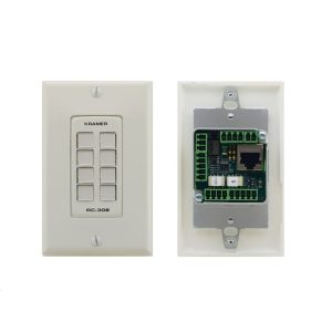 Kramer 8BTN PoE and I/O Control KeyPad RC-308/US-D