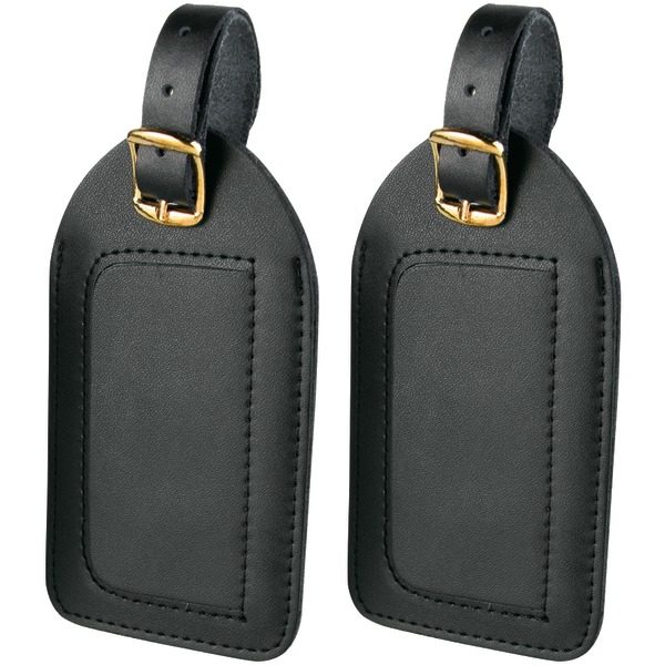 Travel Smart P2010X Leather Luggage Tags